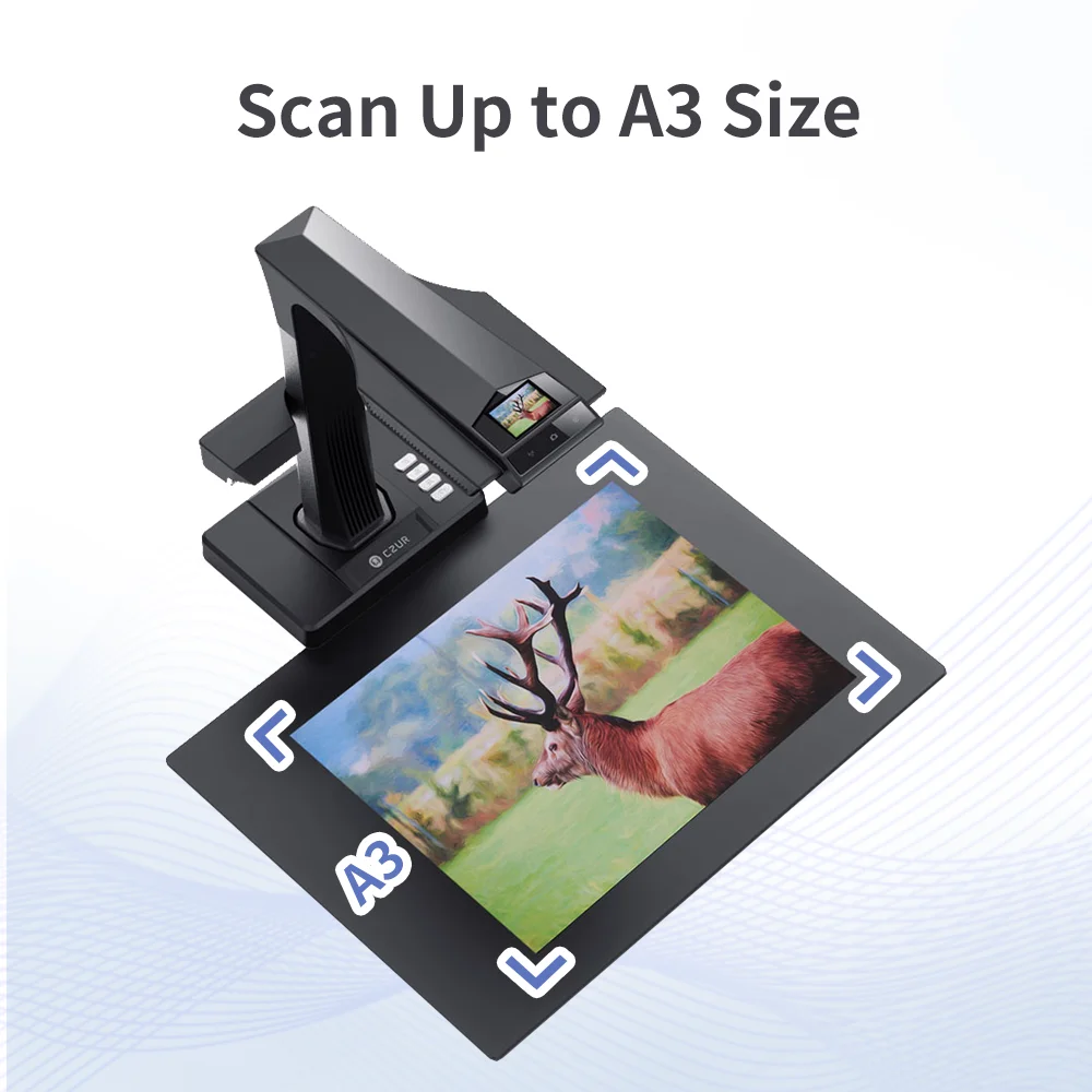 Imagem -06 - Czur-scanner para Documentos Et16 Plus Alta Velocidade 16mp Tamanho Máximo a3 Suporte à Função Ocr Compatível com Windows e Mac para Escritório