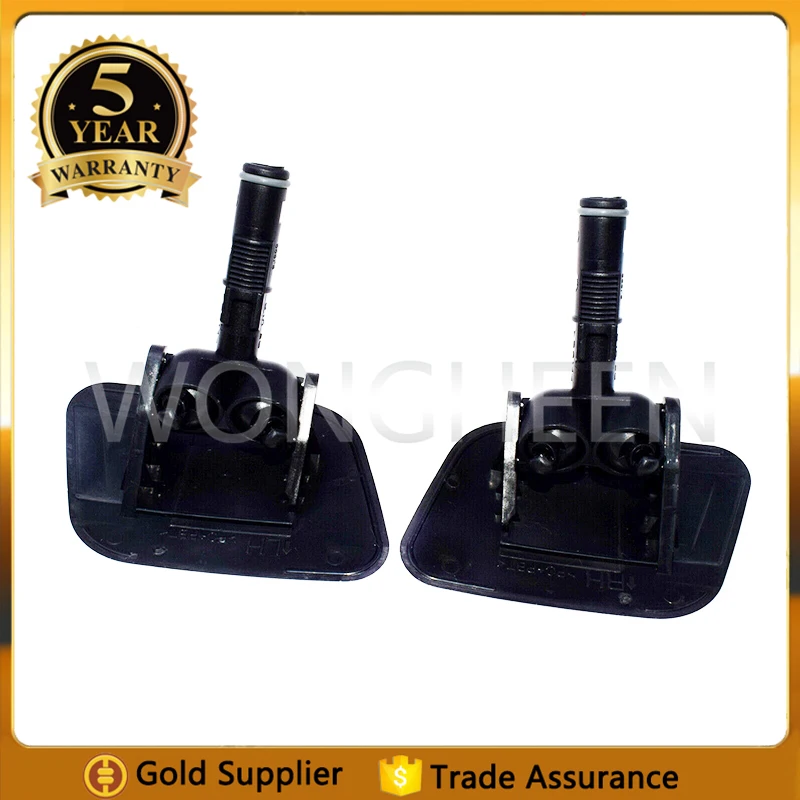 1Pair LH&RH Head Lights Washer Nozzle Cover 98680-3J000EB 98690-3J000EB For 2007- 2012 Hyundai Veracruz ix55