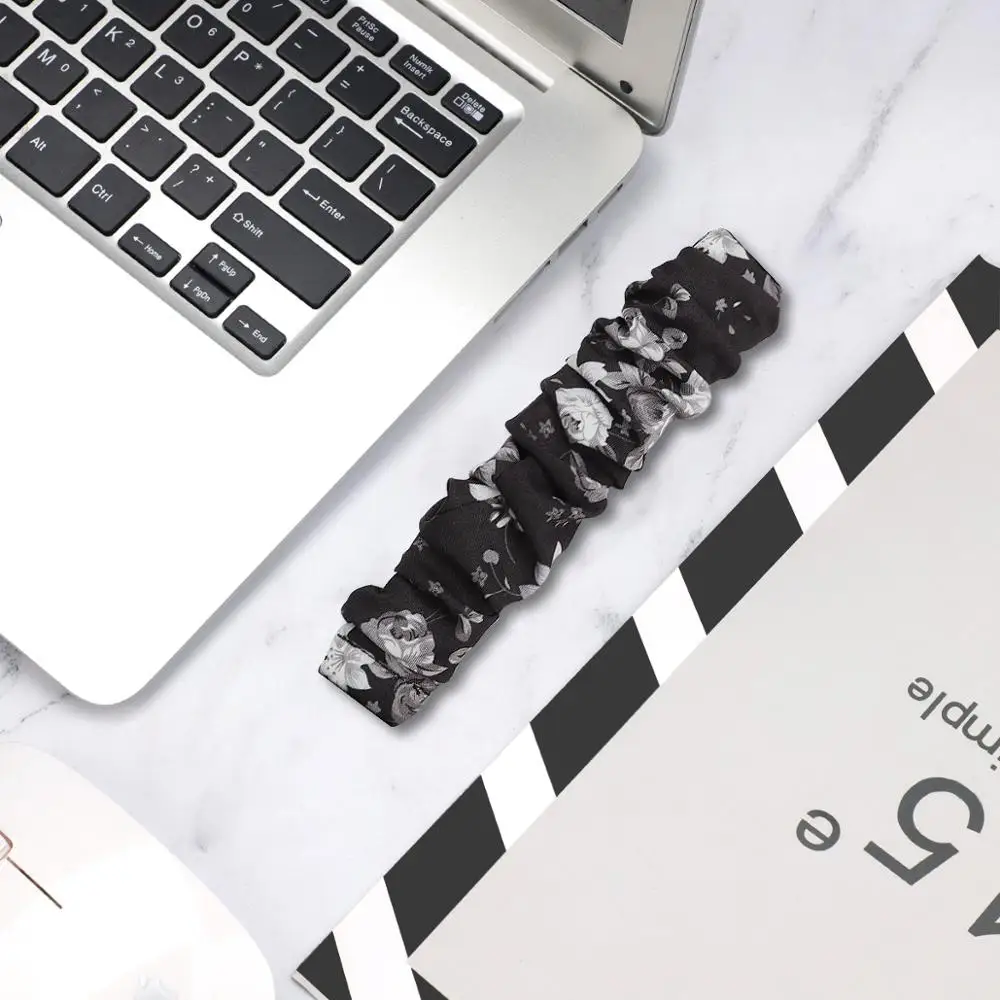 For Fitbit Versa 3 watchband Elastic polyester strap Women lady bracelet band for fitbit sense / versa3 smart watch accessories