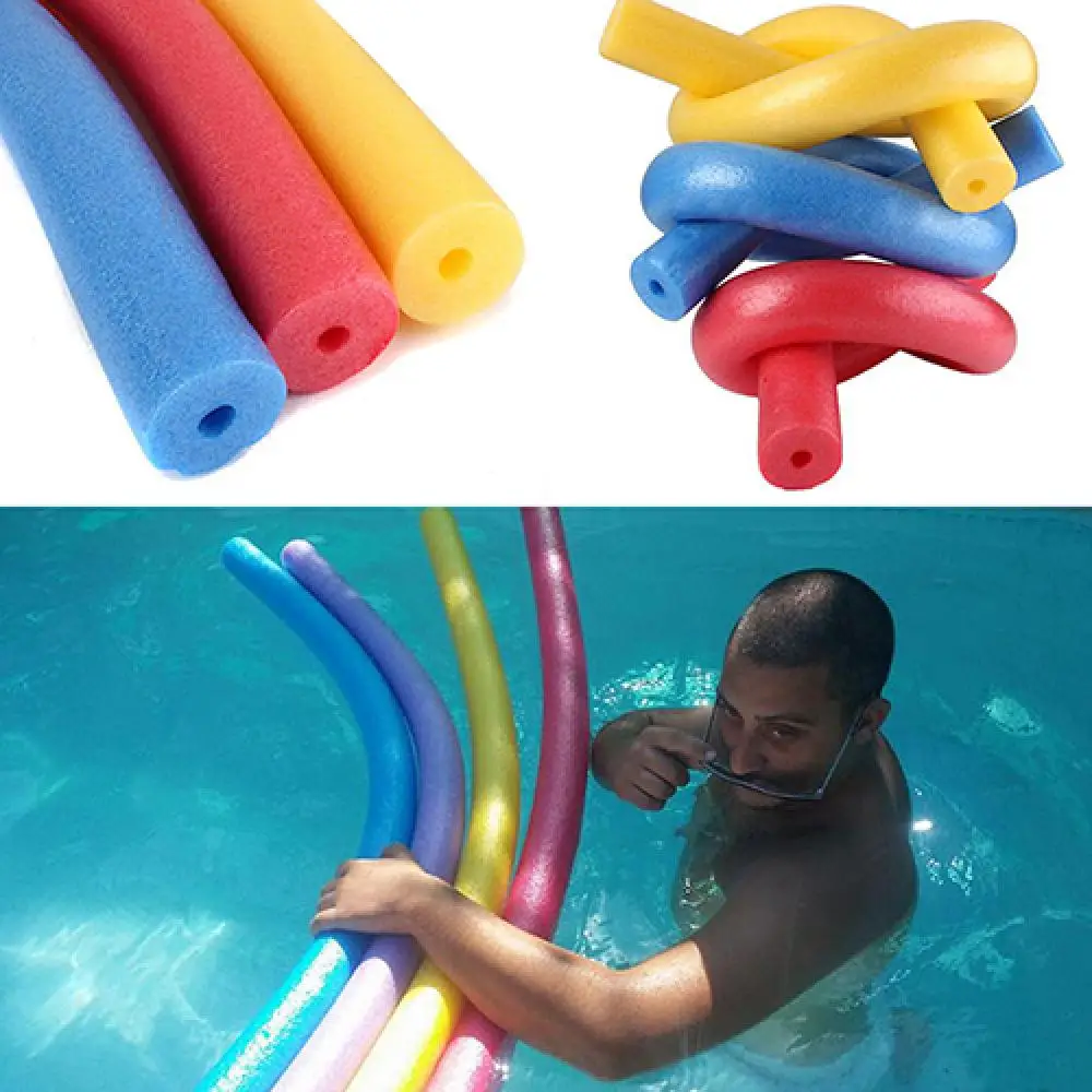 Swimming Foam Sticks Flexible Fun Water Floating Noodle Hollow Stick Buoy Kids Adult Float Swim Aid Pool Accessories