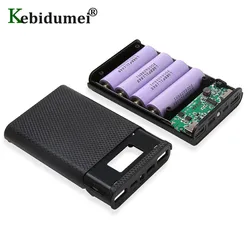 5V 2A 6x18650 Power Bank Battery Box Mobile Phone Charger DIY Shell Case For iphone6 Plus S6 xiaomi 20000mAh Without Battery