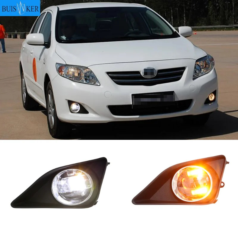 

Pair Front Bumper Foglight w/ Covers+Switch H11 Bulbs For Toyota Corolla 2008 2009 2010 Fog Lamps cover headlight Wiring Harness