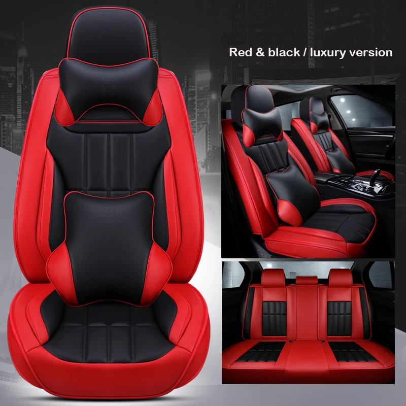 Universal PU Leath car seat cover for Discovery 3 4 5 Sports Evoque FreeLander 2 Range Rover Sport velar car accessories styling