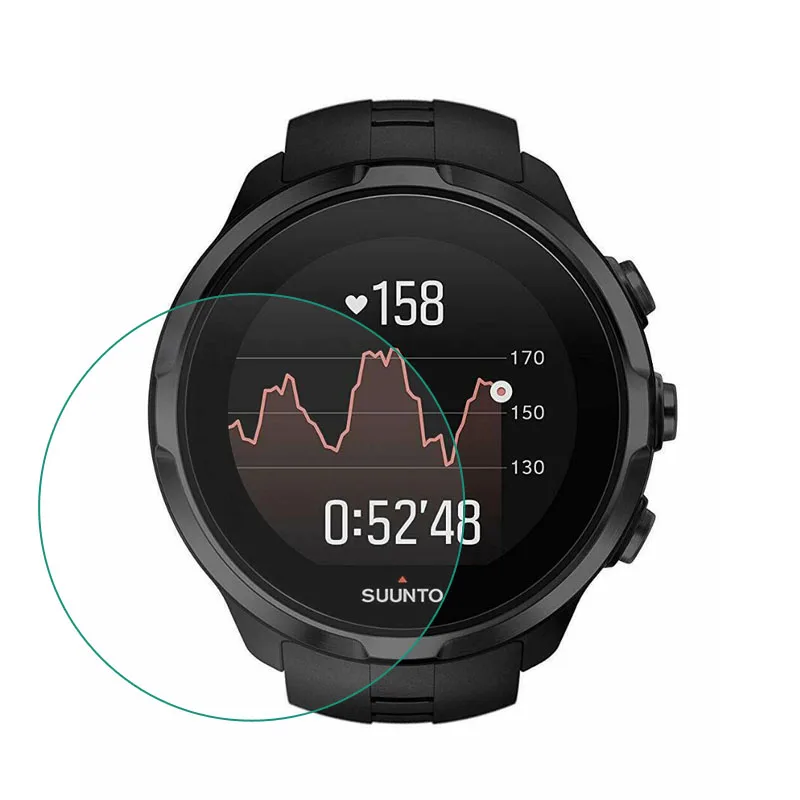 Pellicola protettiva in vetro temperato Protezione trasparente per Suunto Spartan Sport da polso HR Orologio Smartwatch Cover proteggi schermo