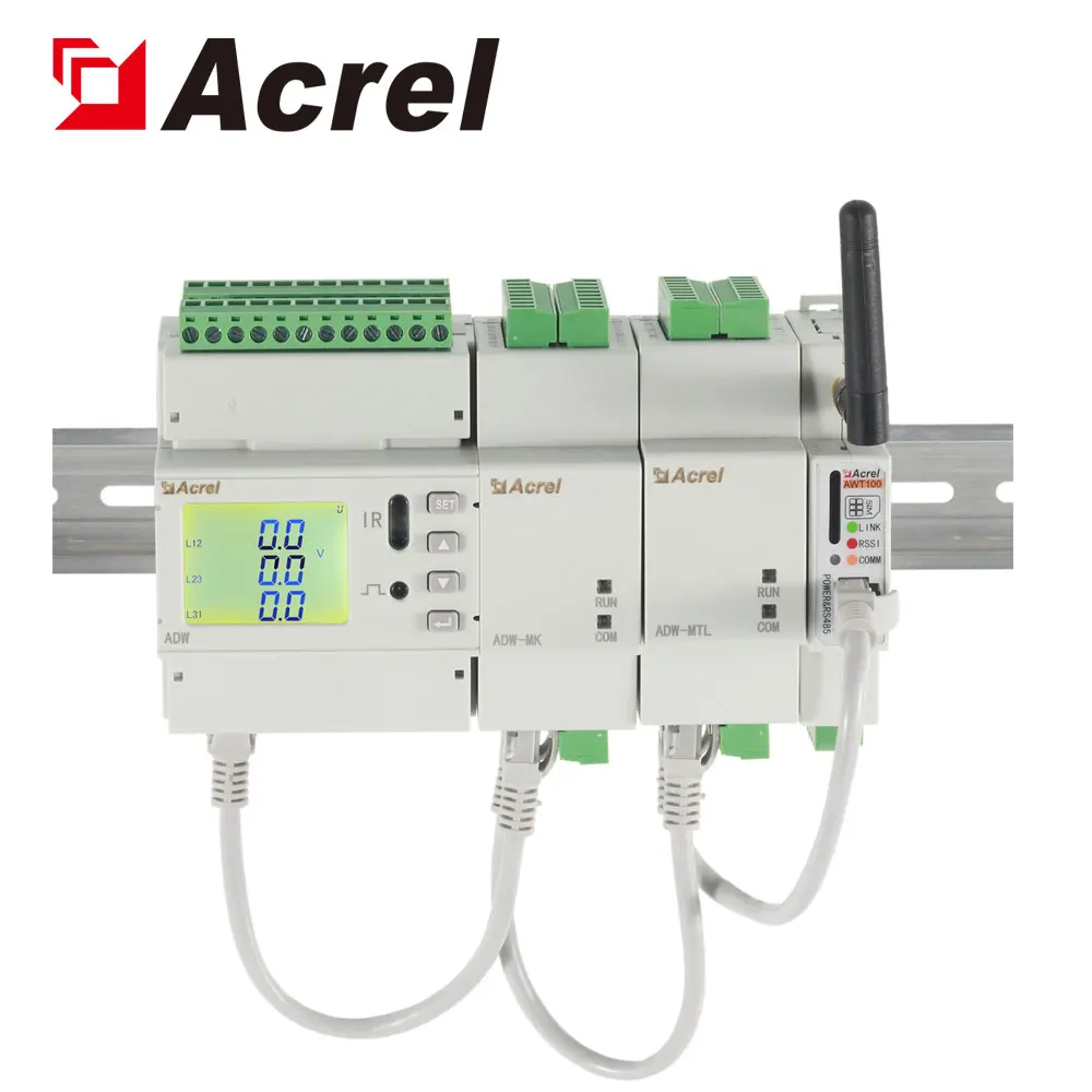 Acrel ADW210-D16 series wireless multi circuits energy meter/three phase wireless energy meter/wireless smart energy meter