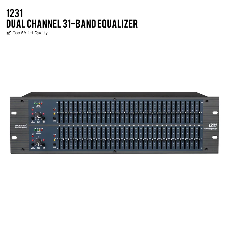 

3U 1231 Dual Channel 31 Band Karaoke dbx 1231 sound peripheral Equalizer dj equipment audio equipment audio sound system