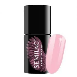 Semilac Ready For Success 234 semi-permanent coverage, UV hybrid nail polish texture Gel