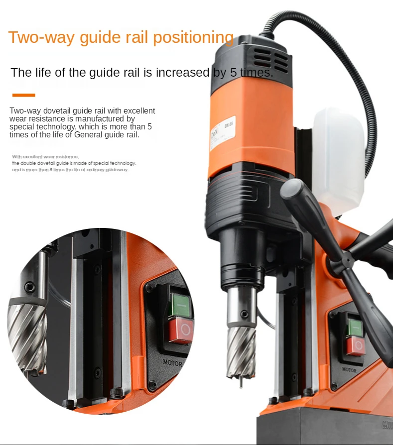 220V  DX-35 magnetic seat drill hollow drill magnetic drill portable suction drill