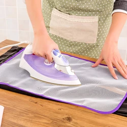 High Temperature Resistance Ironing Scorch Heat Insulation Pad Mat Household Protective Mesh Cloth Cover in 2 Sizes Hot