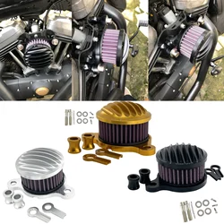 Motorcycle Air Cleaner Intake Filter System Kit Case For Harley Sportster XL883 XL1200 XL 883 1200 2004-2016