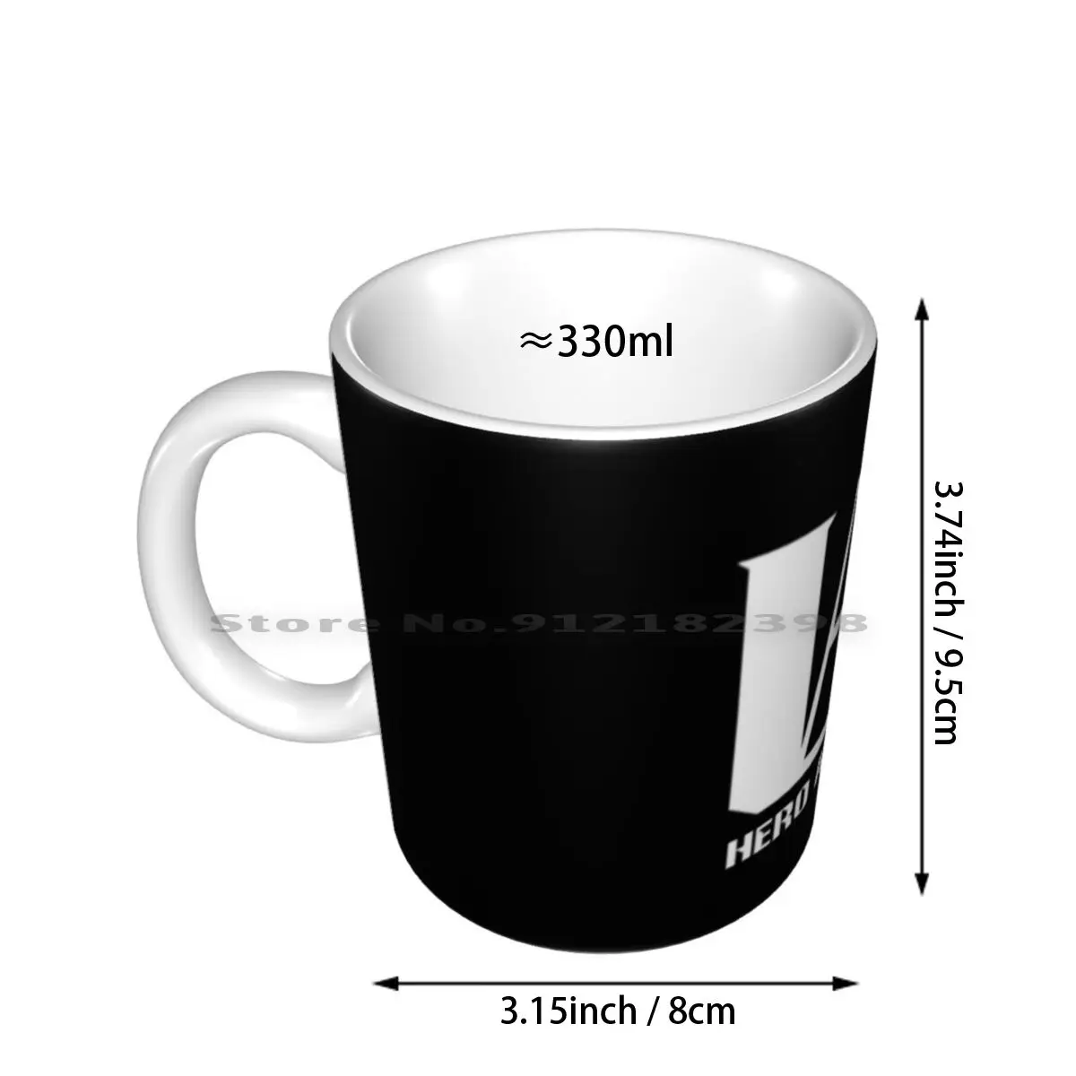 U.a. Hero Academy Logo-( , Boku No Hero Academia , Bnha ) Ceramic Mugs Coffee Cups Milk Tea Mug Ua U A High Hero Academy My