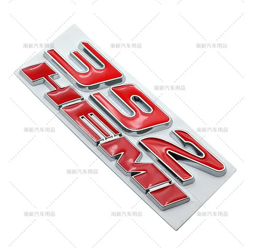 

3D Red Auto Stickers Metal 392HEMI Badge Emblem Decal Motorbike Car Accessories