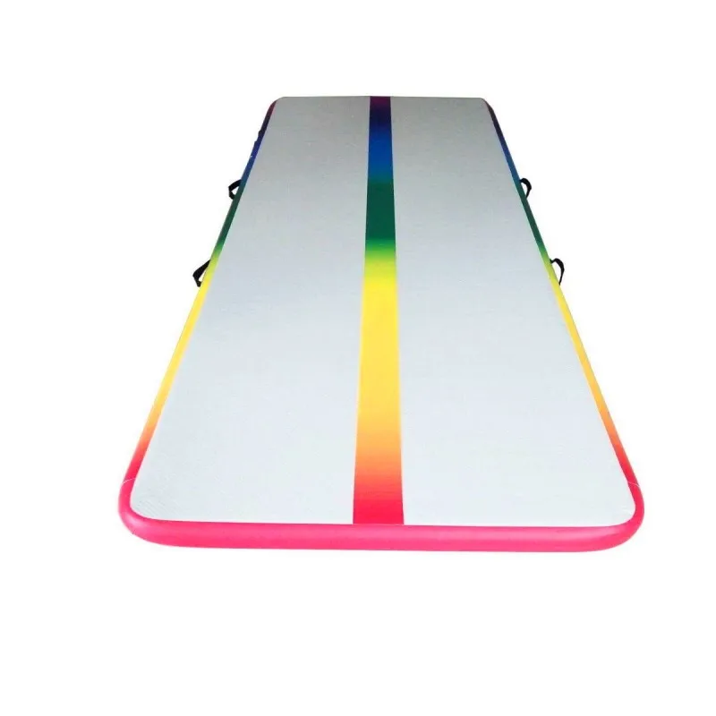 Free Shipping 3*1*0.1M Rainbow Gymtastic Professional Air Track Mat Practice Gymnastics, Cheerleading, Tumbling, Martial Arts