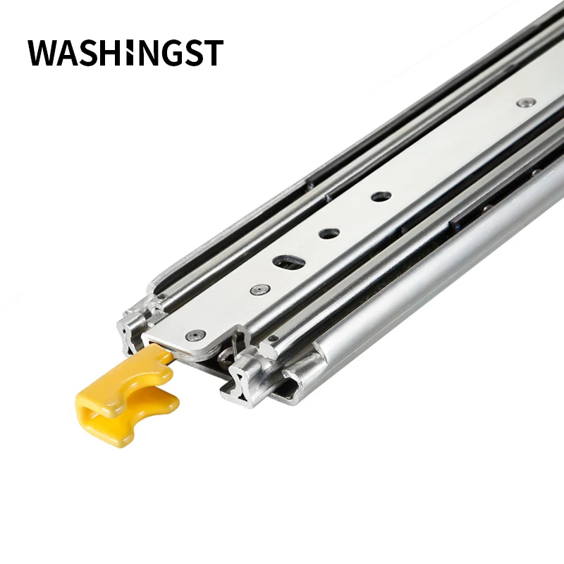 WASHINGST Heavy Duty Drawer Runners Full Extension Drawer Slides Rails Heavy Duty 120kg Bearing Capacity 1 Pair