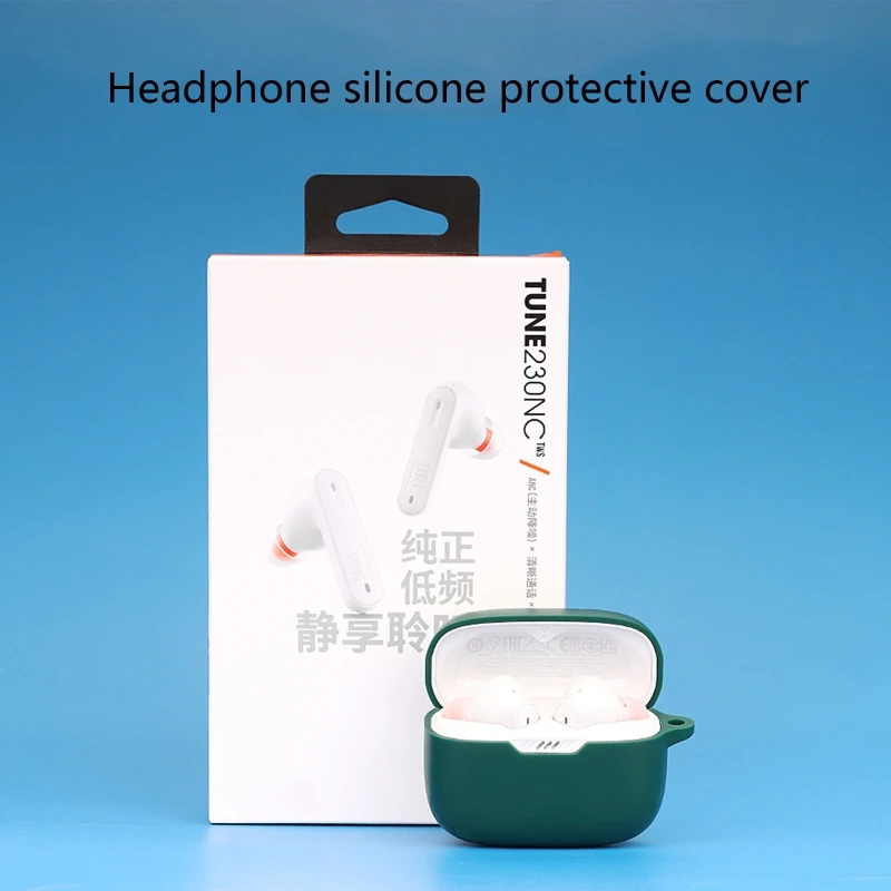 Shockproof Cover FOR JBL-Tune 230NC TW Waterproof Earphone Protect Case Headphone Protection Non-slip Sleeve