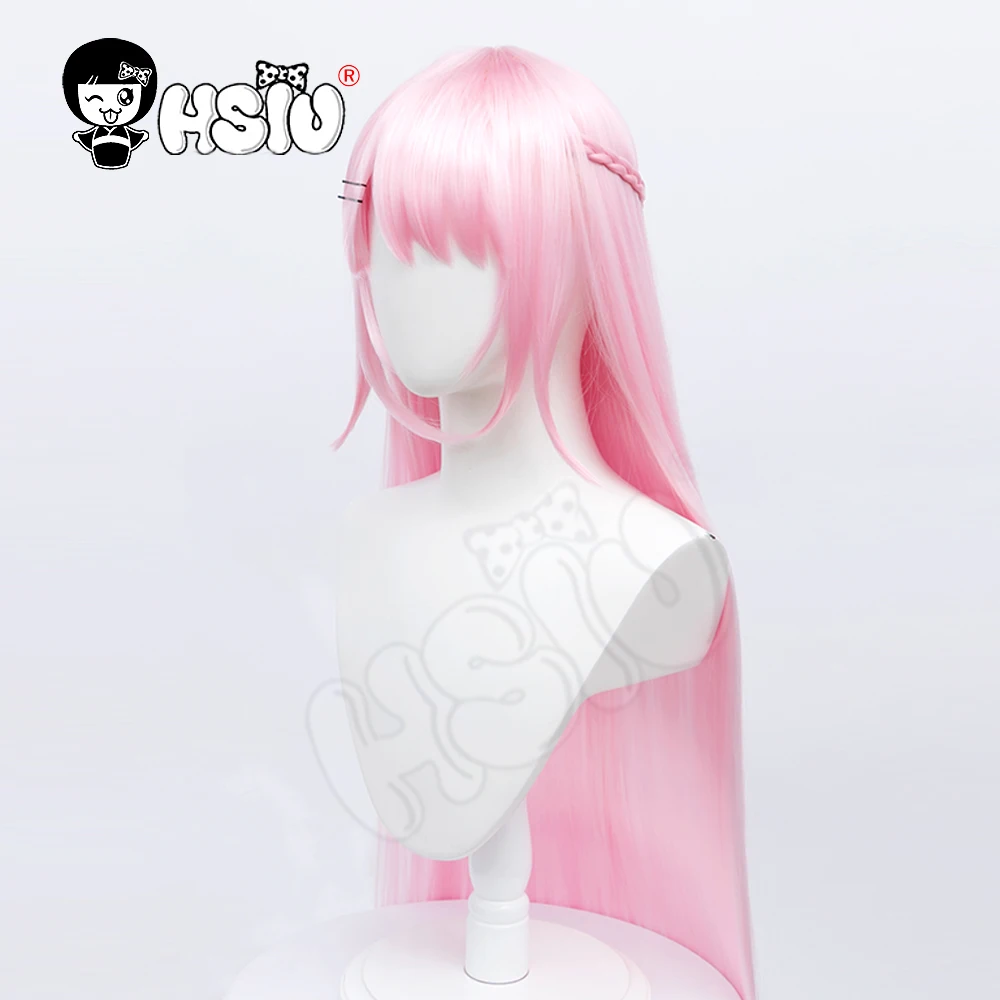 Nekonogi Bell cosplay wig ViViD Cosplay 「HSIU 」 Light pink long wig Fiber synthetic wig Free gift wig cap