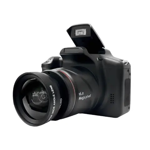 휴대용 전문 사진 카메라 SLR 디지털 캠코더, 휴대용 16X 디지털 줌, 16MP HD 출력 셀카 카메라