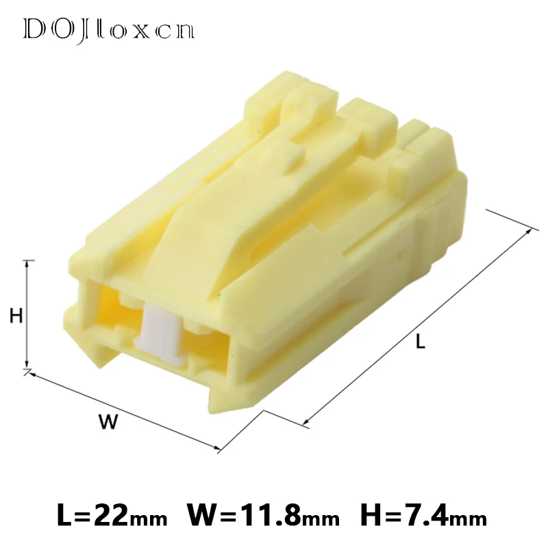 1/5/10/20/50/Sets 2 Pin Car License Plate Light Connector High Position Brake Light Wiring Plug MG610850-4 7283-8123-40