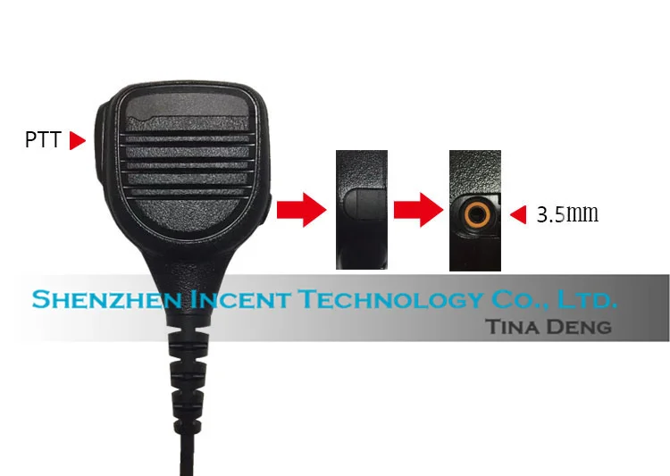 Imagem -02 - Voionair-alto-falante Microfone Móvel para Airbus Eads Tetra Thr9i Rádio Móvel