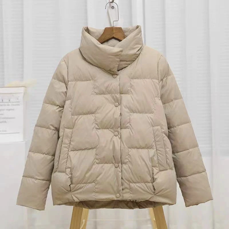 Autumn Winter Cotton Vest Women Ladies Casual Waistcoat Female Long sleeve down jacket Jacket Slim Fit Warm Puffer Coat