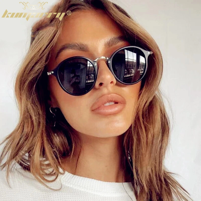 

KUMARRY NEW Small Round Sunglasses For Women Sun Glasses Vintage Luxury Brand Designer Women's Retro Sunglass Gafas de sol UV