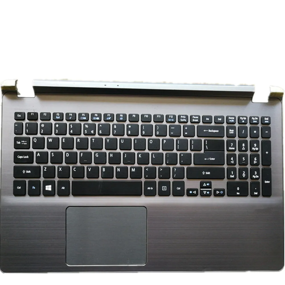 Laptop Keyboard LCD Top Back Cover Upper Case Shell Bottom Case For ACER For Aspire V5-573 G P PG Black US