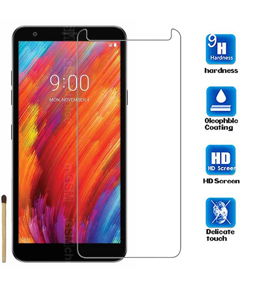 Cover Color Screen Protector Tempered Glass For LG Jourmy LTE Tribute Royal  Stylo 5+ HD Explosion Proof Protective Film