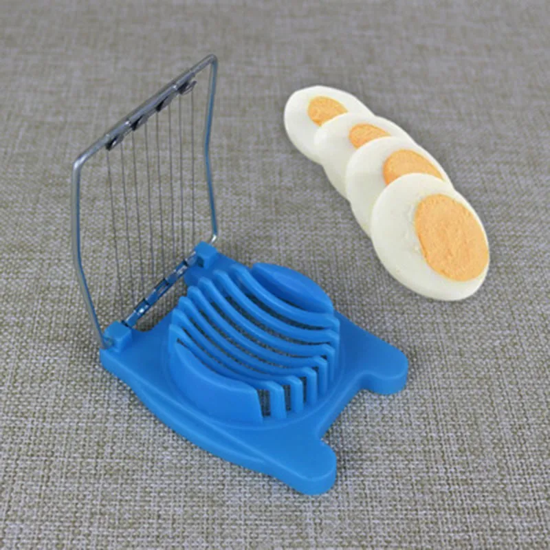 Stainless Steel Egg Cutter Kitchen Accessories Multifunctiona Egg Slicer Sectioner Cutter Mold Flower-Shape Luncheon Meat Cutter