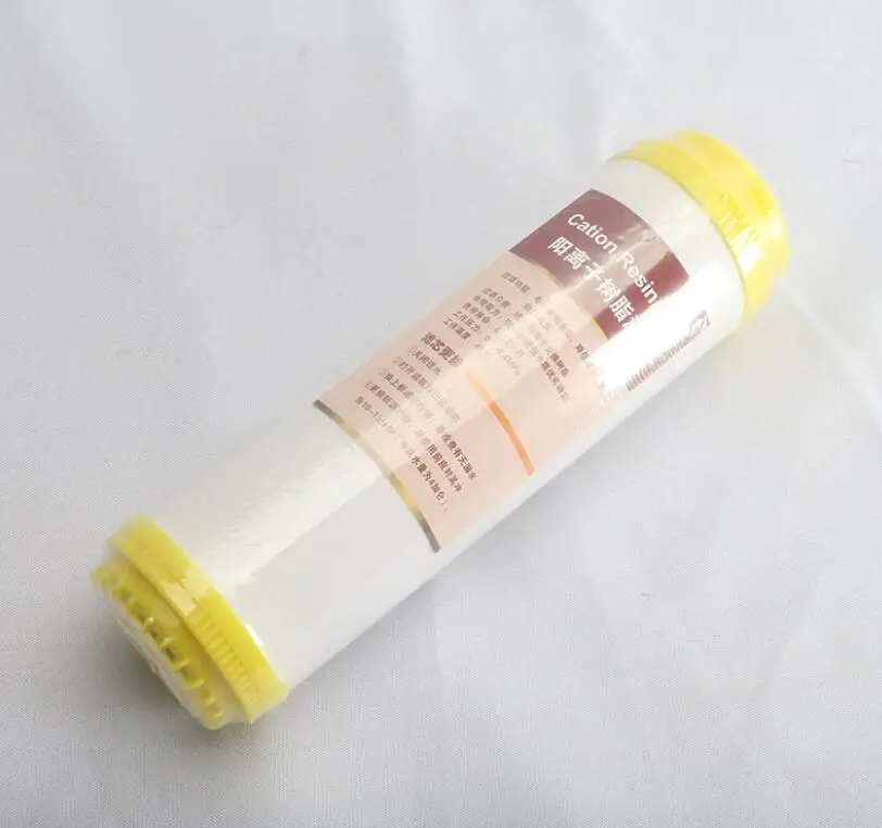 Pièces de filtre à eau, cartouche en résine de 10 pouces pour adoucir l'eau