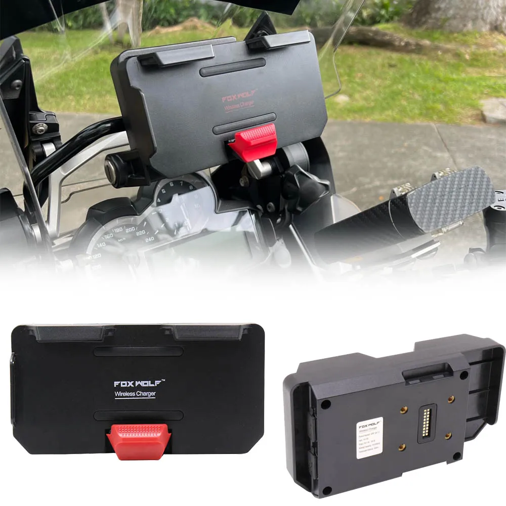 Mobile Phone Motorcycle Navigation Bracket Wireless Charging Support For R1200GS F800GS ADV F700GS R1250GS CRF1000L F850GS ADV