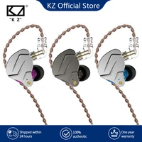 KZ ZSN Pro auriculares de Metal 1BA + 1DD tecnología híbrida auriculares de graves HIFI auriculares deportivos con cancelación de ruido
