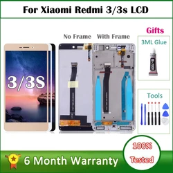 Tested LCD For Xiaomi Redmi 3 LCD Display Touch Screen Assembly Replacement For Redmi 3 3S LCD Display With Frame