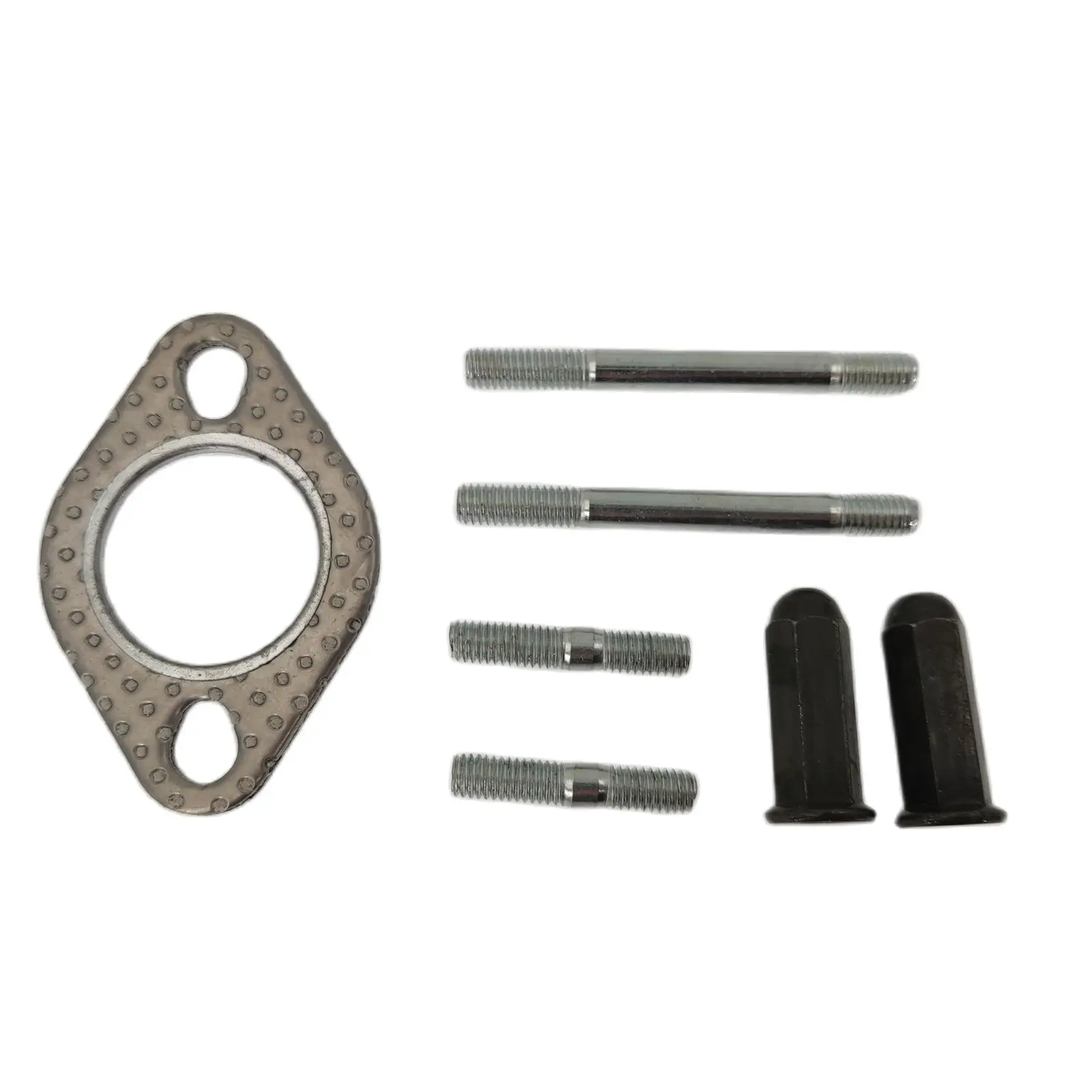 GY6 50cc 125cc 150cc Premium Metal Exhaust Gasket Set with Stud and Nut for 139QMB 139QMA 152QMI 157QMJ Scooter Moped ATV Engine