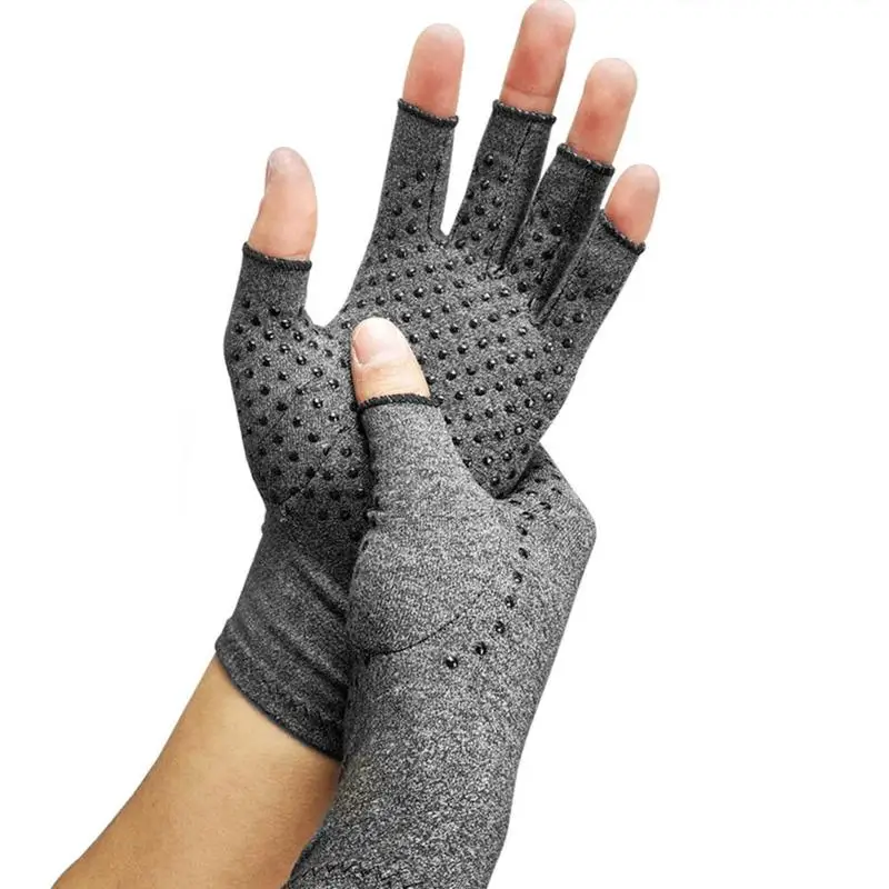 

1 pair of magnetic anti-arthritis healthy compression therapy gloves rheumatoid hand pain wrist rest sports safety gloves wrist