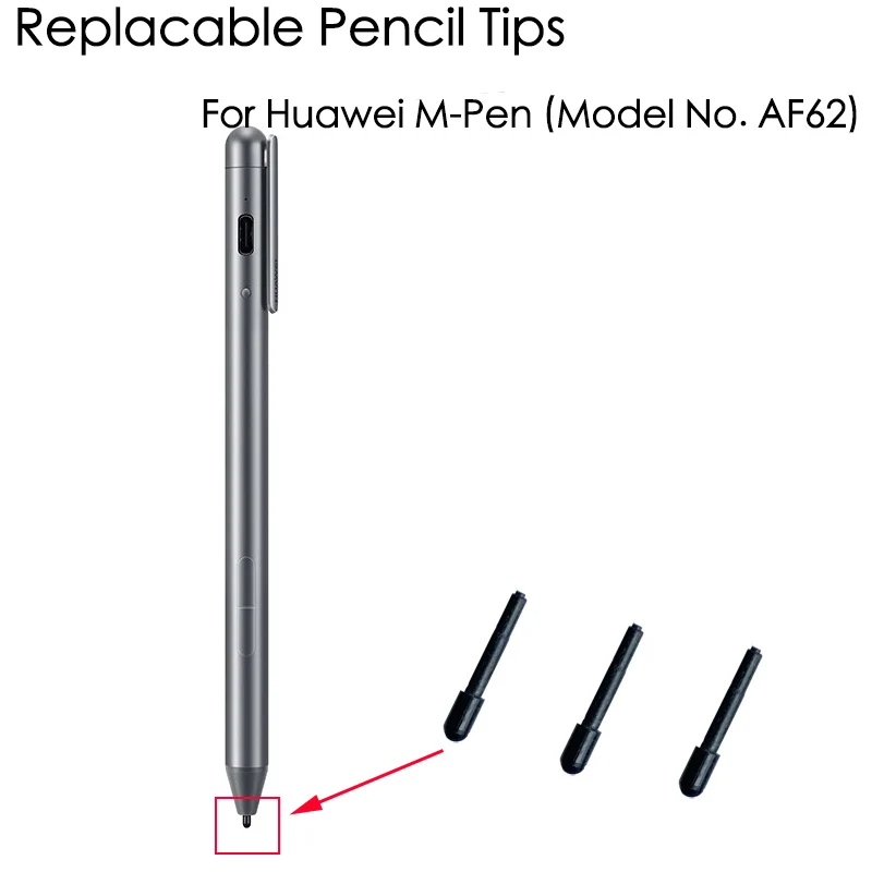 Puntas de lápiz reemplazables para Huawei M-PEN AF62 AF60 original MediaPad M5 Pro lápiz táctil lápiz óptico núcleo lápiz NIB Original