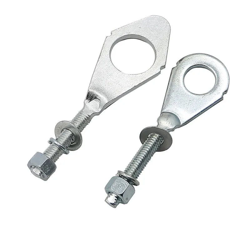 Pack 2 Rear Axle Chain Adjuster Pullers Set For Honda C70 CA102 CA200 C105T CM91 S65 CT90 CT200 Rear Chain Adjuster Tensioners