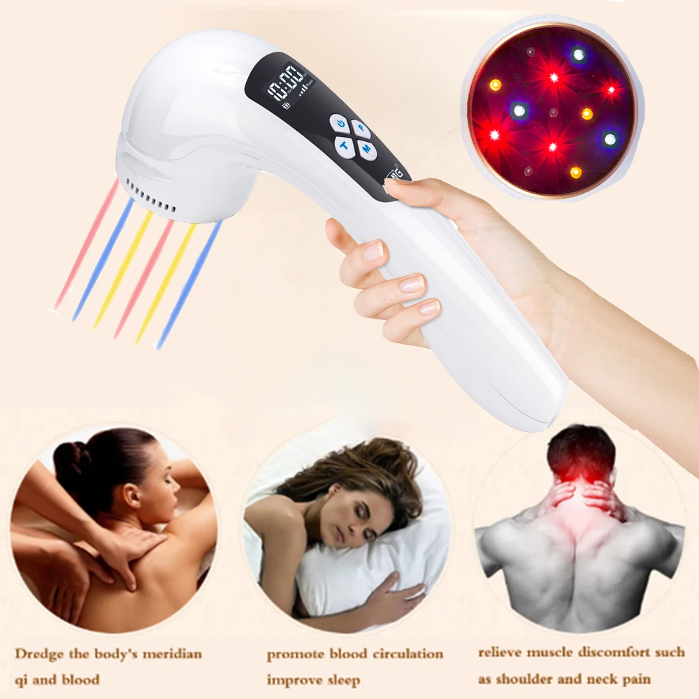 Cold Laser Therapy Handheld Semiconductor Laser Physiotherapy Instrument Arthritis Therapy Device Back Joint