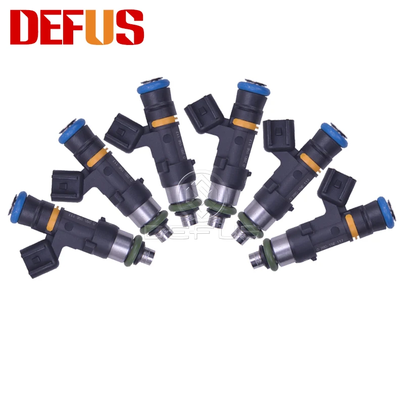 

6x EV14 Fuel Injector 1000cc 0280158117 for VW Audi A4 TT Golf Passat 1.8T High Impedance Modified Engine 90lb E85 Nozzle 48mm