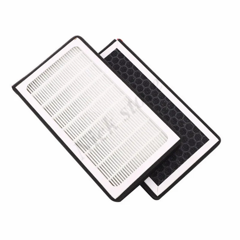 

2 Pcs Cabin Filter For Tesla Model3 CN95 Odor Removal HEPA Activated Carbon Modelx Air Conditioning Filter