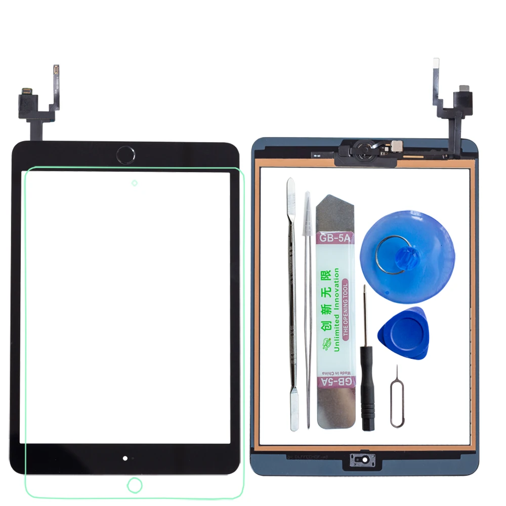 高品質 iPad mini 3 タッチスクリーンアセンブリパネルとホームボタン