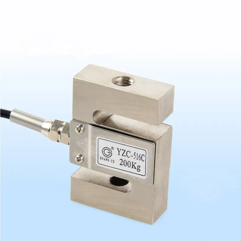 YZC-516C S type weighing sensor 100kg 200kg 300kg 500kg 2000kg 1Ton 1.5Ton 2Ton 1T pull pressure sensor weight sensor load cell