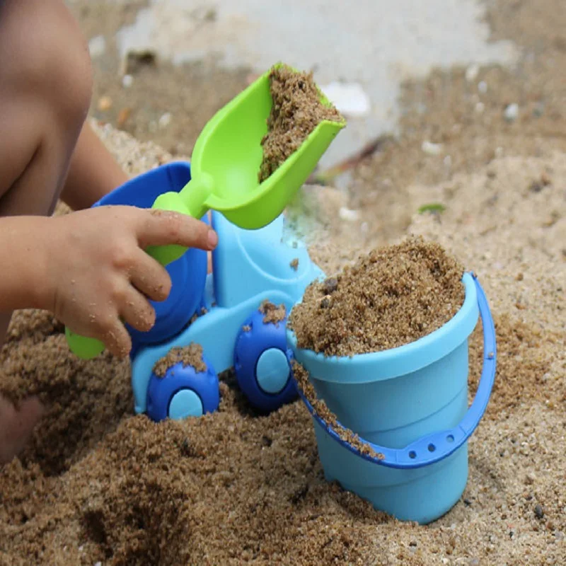 Beach Bag Toys Outdoor Games Garden Child Sand Play Toys Sandbox Dredging Tool Pool Accessory Sandpit Cube Water Bath Summer