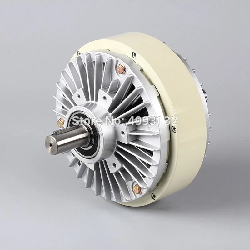 1,2 kg 12N.m Dual-achse Magnetische Pulver Kupplung 24V Spannung Controller Elektromagnetische Pulver Aufblasbare Welle