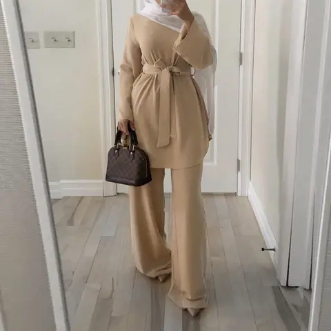 Eid Mubarak Kaftan Abaya for Women KANGTLE ZYANG