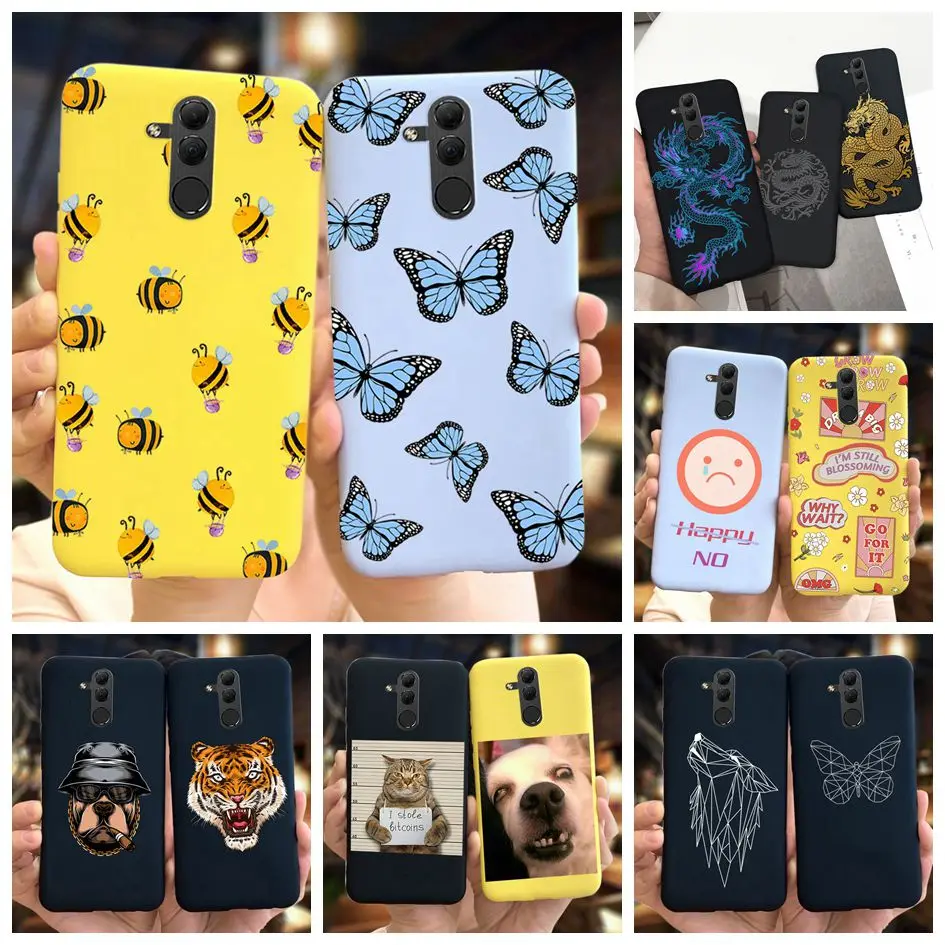 Para Huawei Mate 20 Lite funda Huawei Mate 10 Lite Fundas suaves mate parachoques para Huawei Mate20 10 Lite Mate20lite teléfono Coque