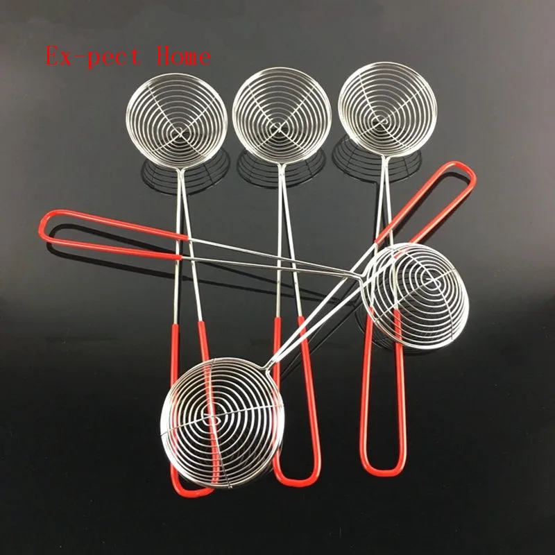 100 PCS/lotNew design wholesale cheap stainless steel pearl tapioca pearl colander tea set utensil colander metal strainer