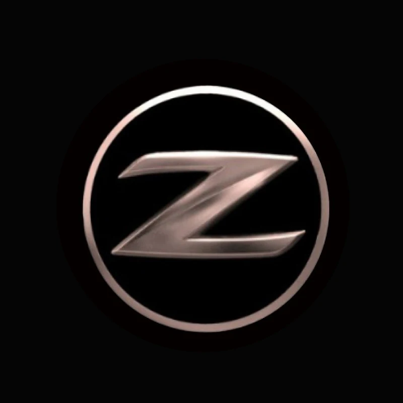 2PCS Z Logo Car Door Welcome Laser Projector Step Ghost Shadow Light for 350Z 370Z Z34