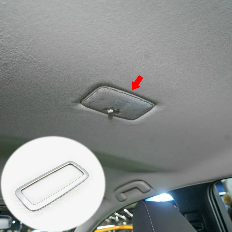 For Toyota corolla E210 2019 2020 ABS Plastic internal Car rear reading Lampshade Cover Trim Sticker Car accessories styling