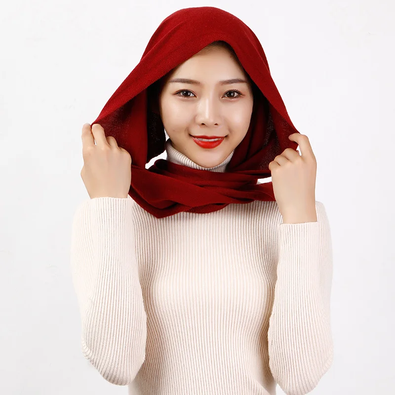 Wearing A Small Shawl In Autumn With Korean Knitted Knot Air Conditioning Room Scarf for Women\'s Neck Protection Winter