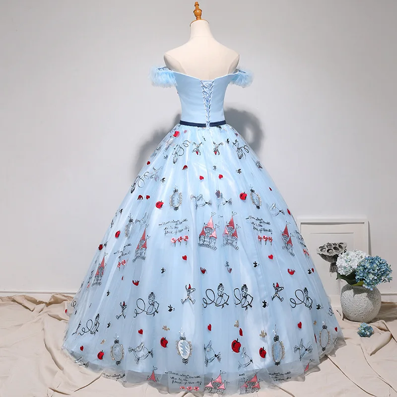 Vestidos Quinceanera sukienki 2020 nowy Off The Shoulder na imprezę Bal formalna suknia słodkie cukierki kolor szata De Bal Vestidos De 15